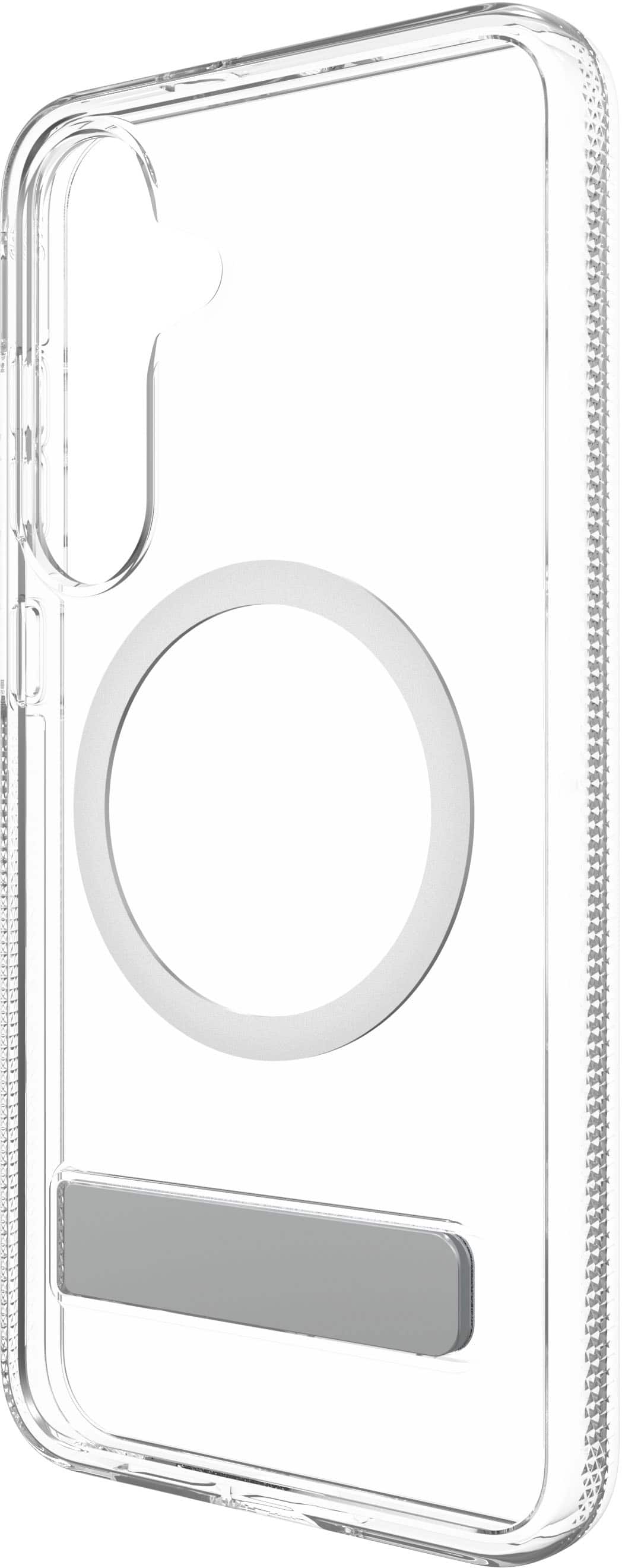 Left. ZAGG - Crystal Palace Snap MagSafe Compatible Case w/ Kickstand for Samsung S25+ - Clear.