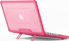 Angle. SaharaCase - Raider ProArmor Case for Apple Macbook Pro 14" (M1, M2, M3, M4, M4 Pro, M4 Max, M5, M5 Pro and M5 Max Chip) Laptops - Desert Rose.