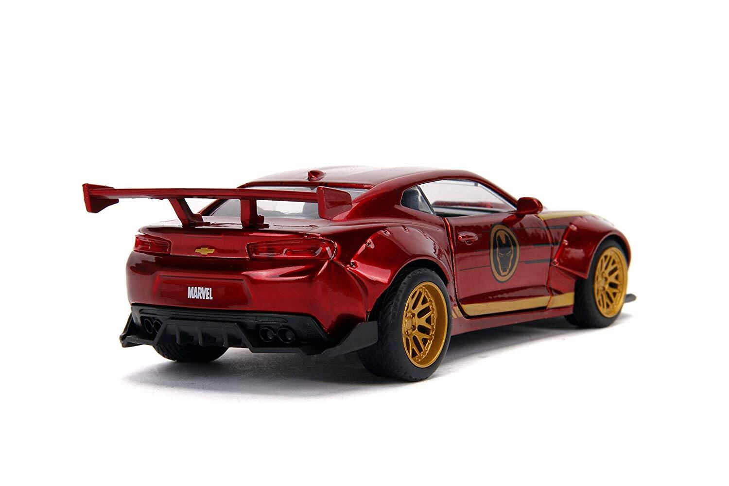Alt View 3. Jada Toys - Jada Toys - 1:32 2016 Chevy Camaro SS (Iron Man Theme)   - COLLECTIBLES - Multicolor.