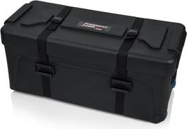 Gator - Deluxe Molded Drum Hardware Trap Case with Removable Tray and Recessed Wheels, 36" x 14" x 16"