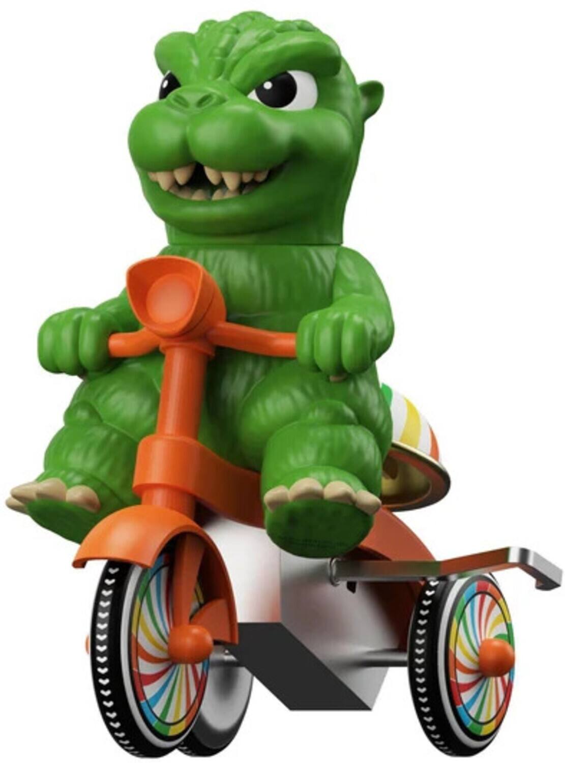 Alt View 3. Super7 - Toho - Super Cycles - Godzilla (Green w/ Red Trike)   - COLLECTIBLES - Multicolor.