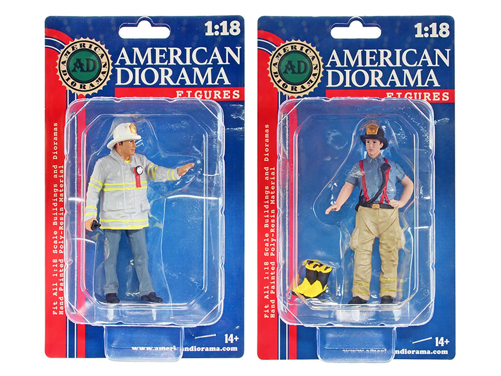 1:18 AMERICAN DIORAMA FIGURES  
1:18 AMERICAN DIORAMA FIGURES  
1:18 Painted  
1:18 Painted  
Hand Fit  
Hand Fit  
14+  
www.american-diorama.com