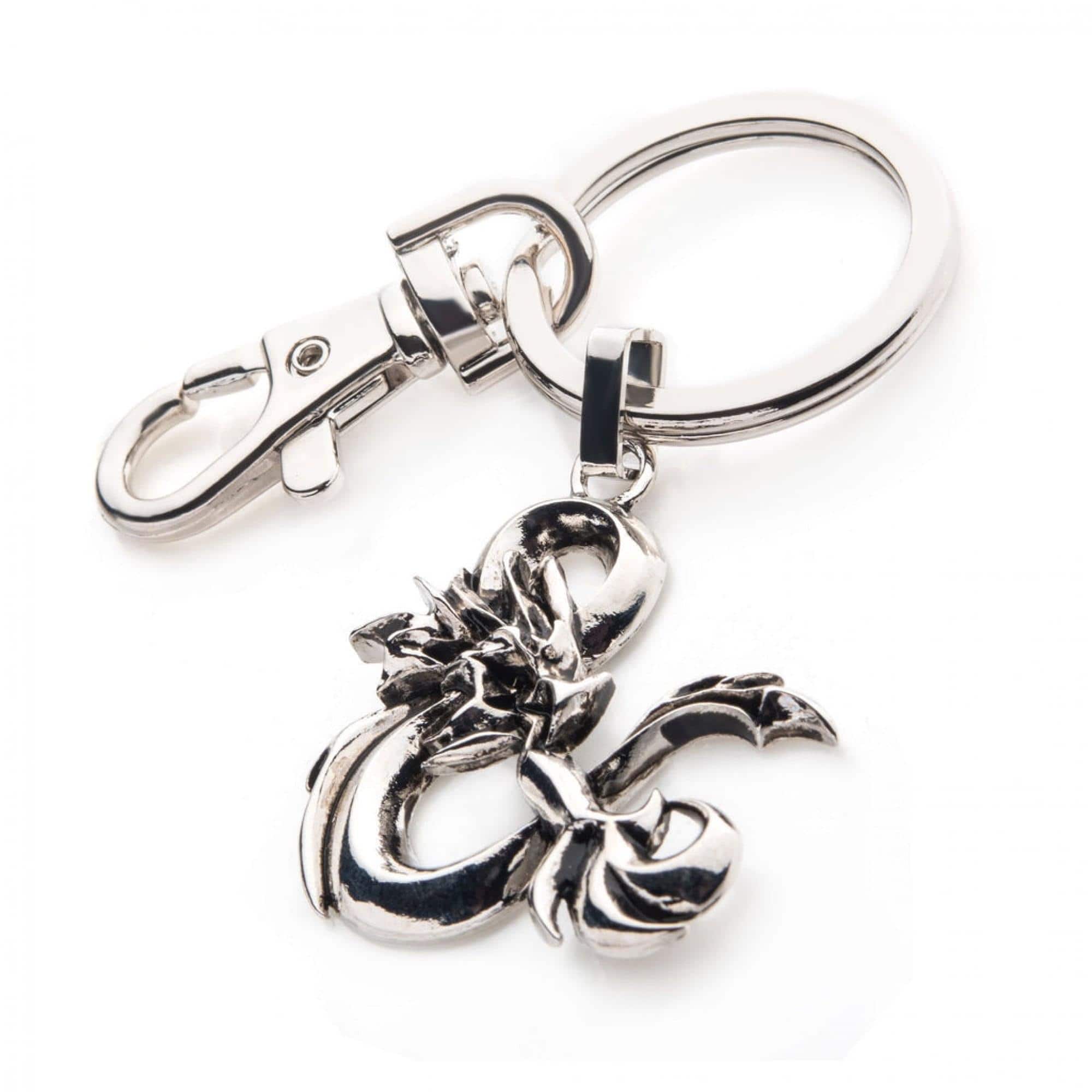 SalesOne LLC - Dungeons & Dragons Ampersand Metal Keychain - Purple