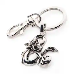 SalesOne LLC - Dungeons & Dragons Ampersand Metal Keychain - Purple