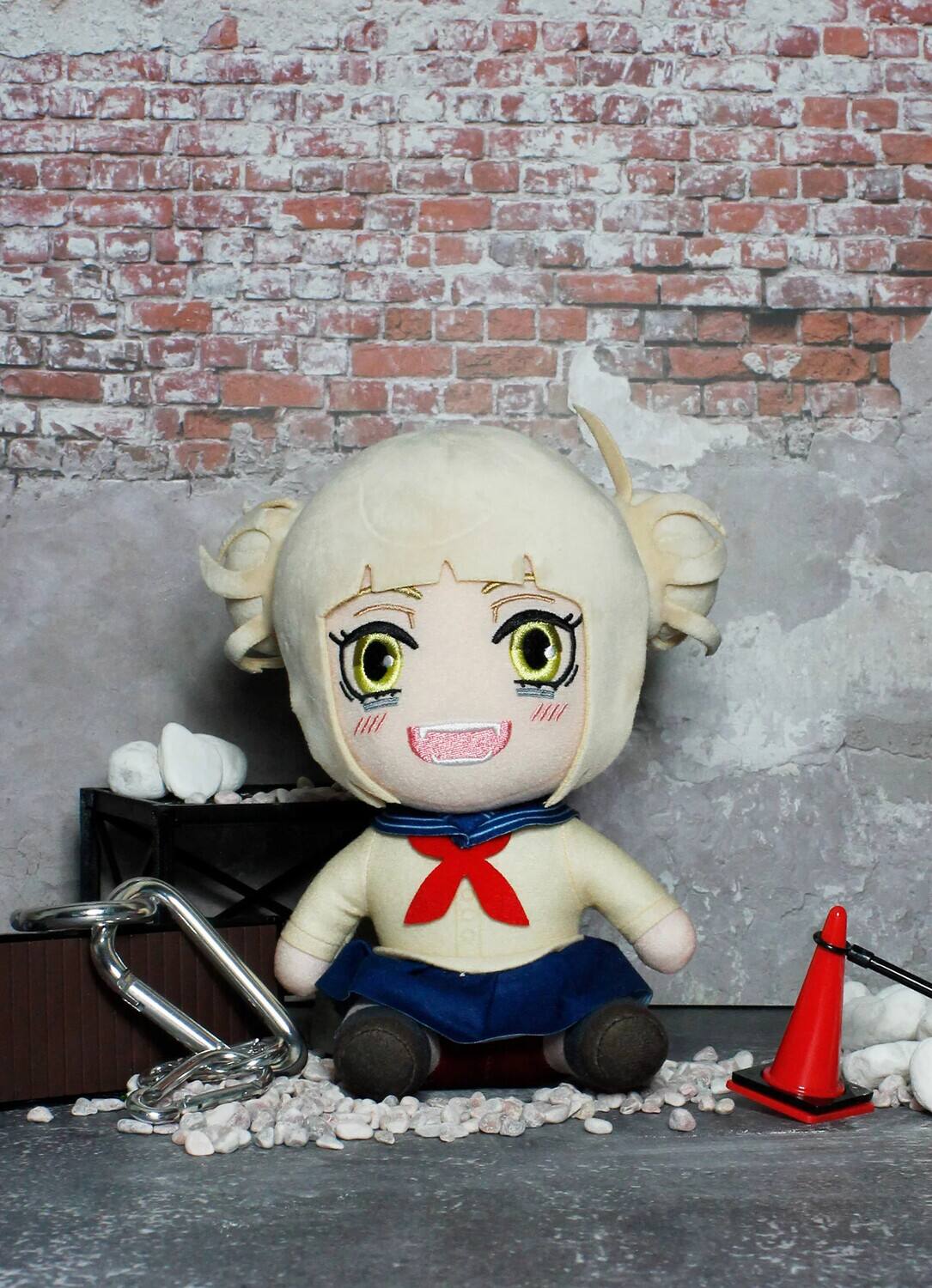 Alt View 2. Great Eastern - Great Eastern - My Hero Academia S2 - 7" Sitting Plush - Himiko Toga (MHA)   - Collectibles - Multicolor.