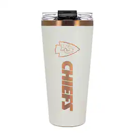 Great American Products - Kansas City Chiefs 30oz. Big Slim Tumbler - Cream