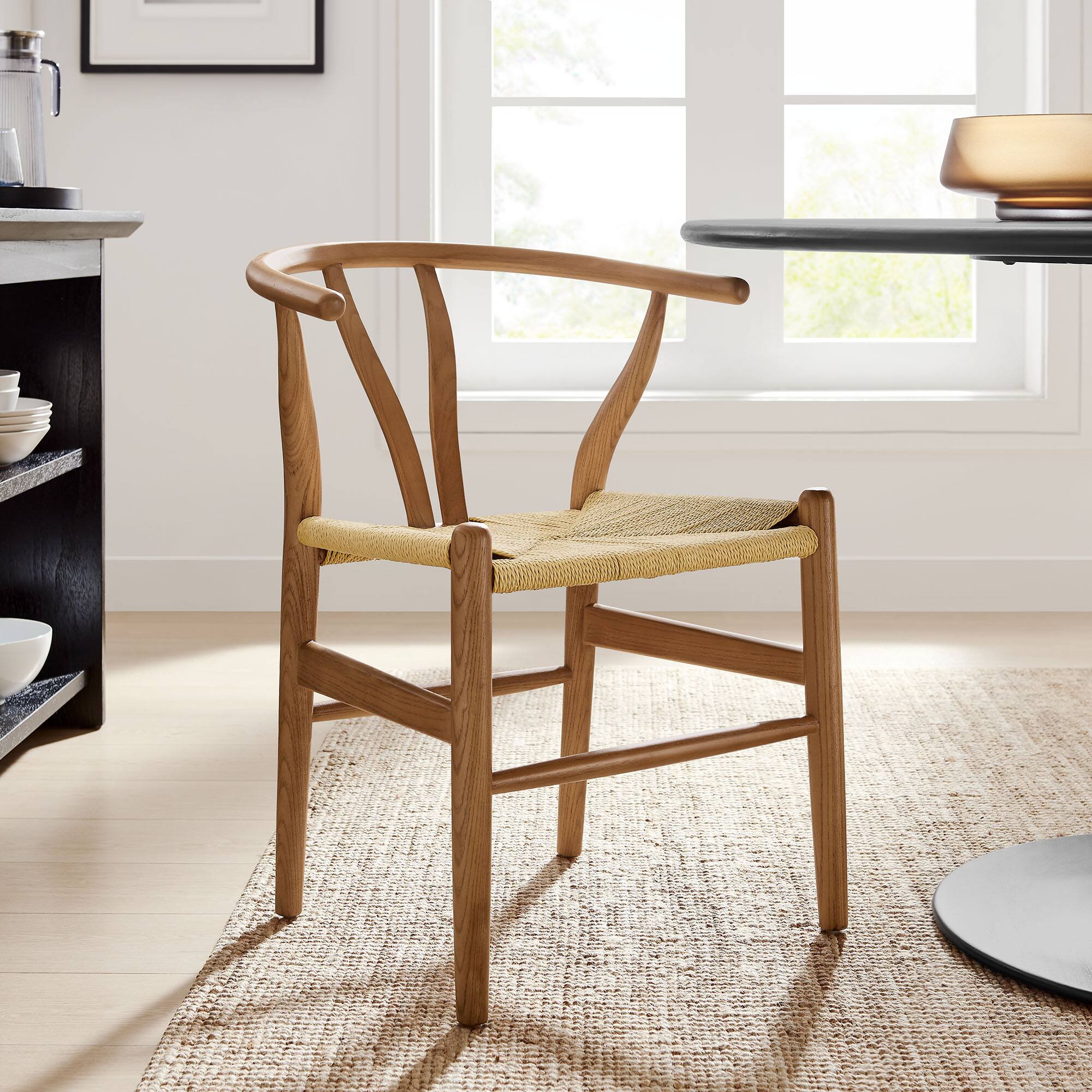 Alt View 5. Modway - Amish 29" Wood Dining Chair by Modway - Brown.