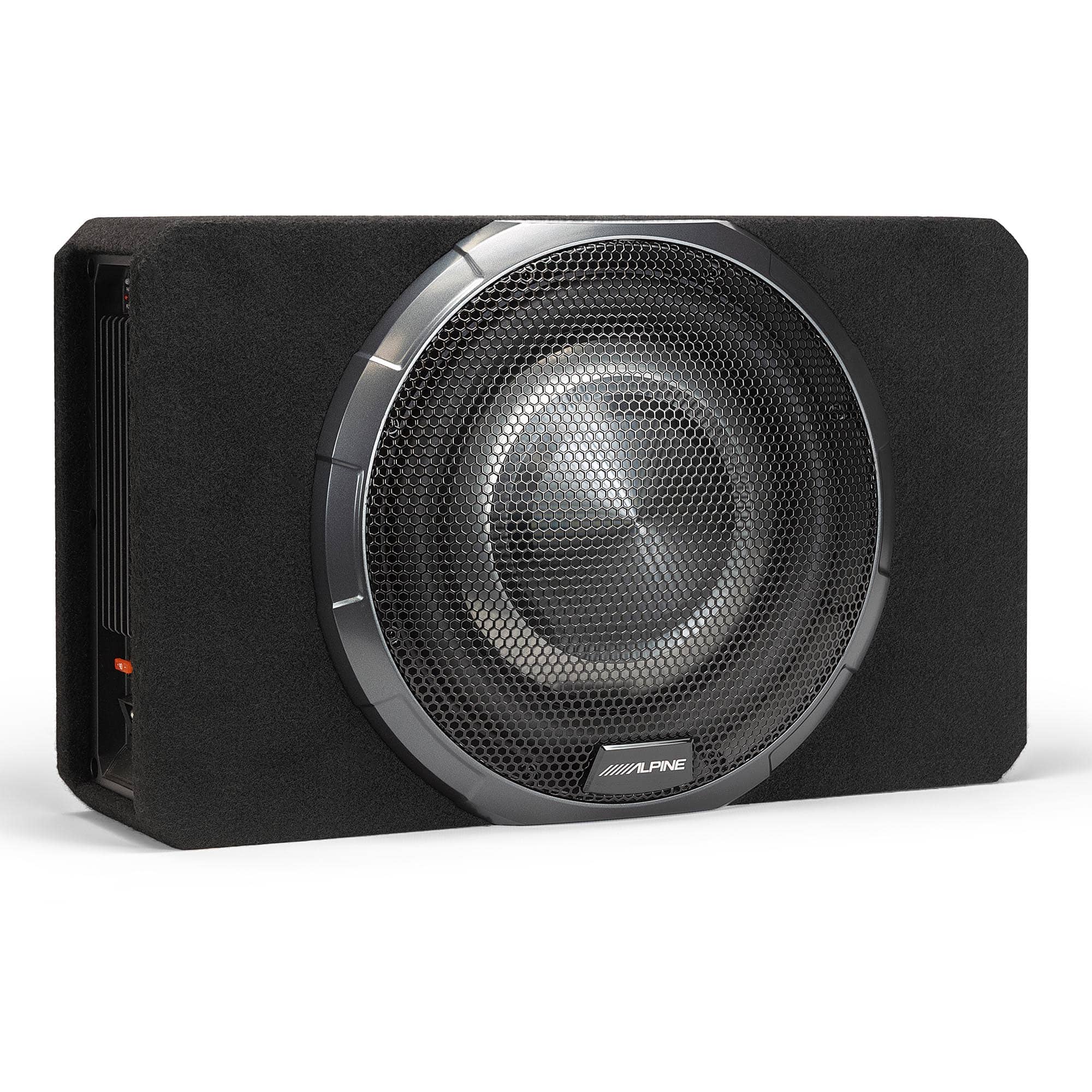 Alpine - PWV-SB10 10" BassRev™ Powered Subwoofer Enclosure - Black/Gray