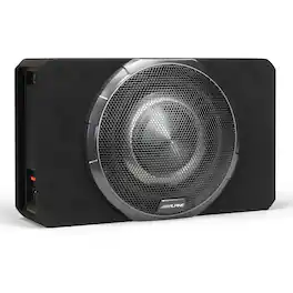 Alpine - PWV-SB10 10" BassRev™ Powered Subwoofer Enclosure - Black/Gray