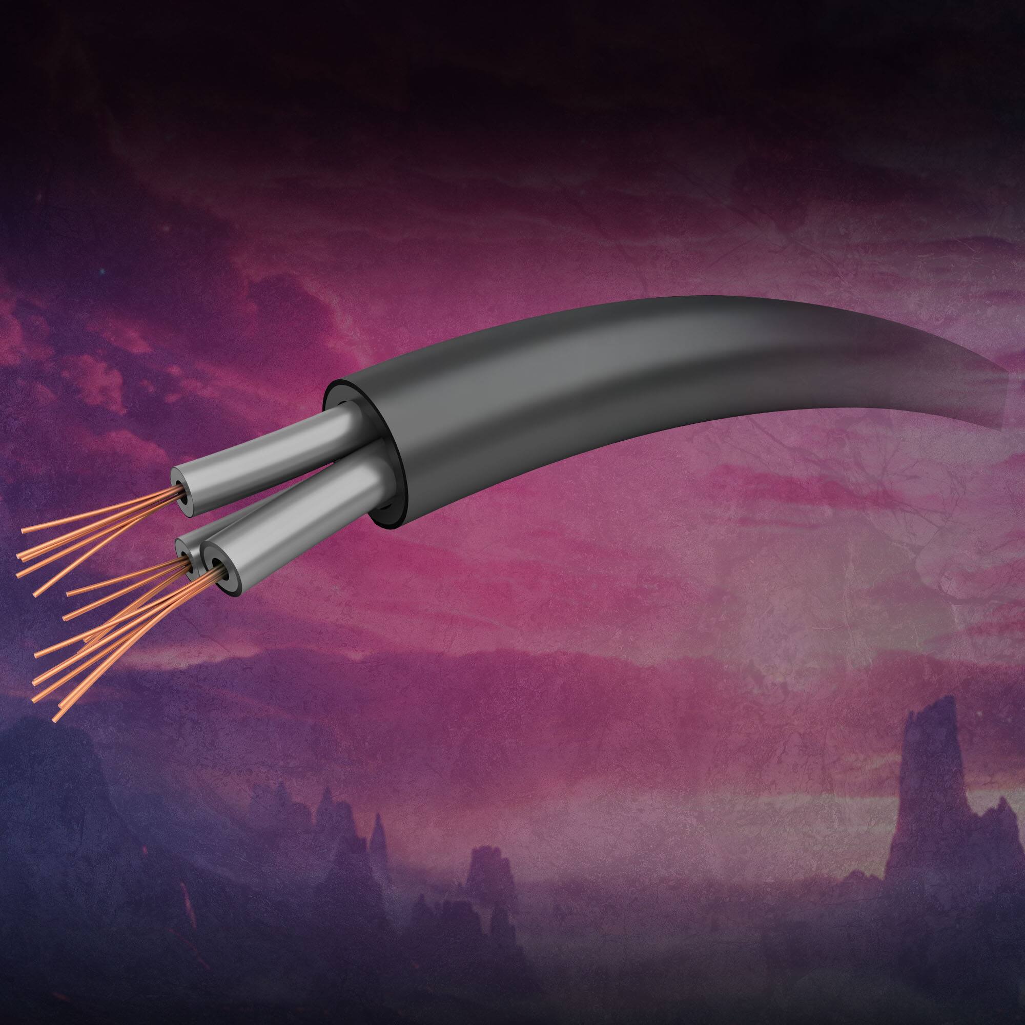 Alt View 4. MSI - A850GLS MLG EDITION 850W ATX 3.1 & PCIe 5.1 Ready Fully Modular 80 Plus Gold Gaming Power Supply - Black & Red.