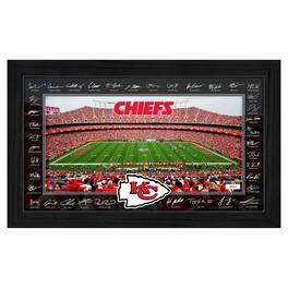 Highland Mint - Kansas City Chiefs 12" x 20" 2025 Signature Gridiron Panoramic Framed Photo - Multicolor