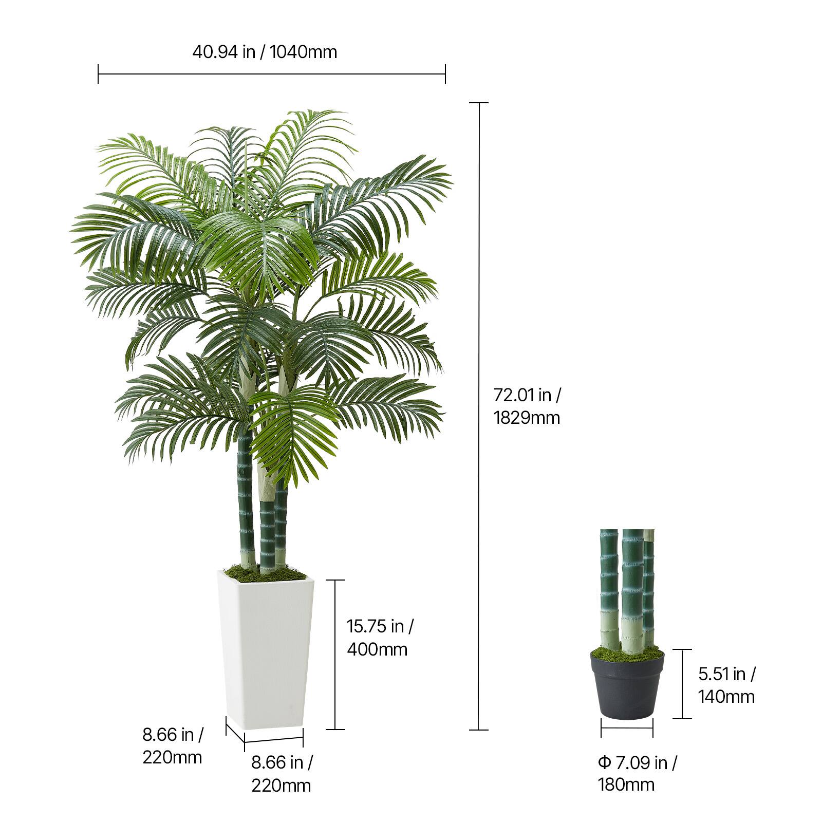 40.94 in / 1040mm  
72.01 in / 1829mm  
15.75 in / 400mm  
8.66 in / 220mm  
8.66 in / 220mm  
5.51 in / 140mm  
7.09 in / 180mm