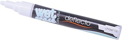 wet markers  
deflectio  
chisel tip