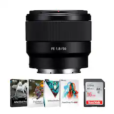 FE 1.8/50
COREL AfterShot Pro
COREL Painter essentials
COREL VideoStudio
COREL PaintShop Pro 2019 essentials
SanDisk Ultra 80 MB/s 16 GB
