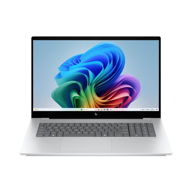 HP - OmniBook X 17.3" TouchScreen Laptop,Intel Ultra 7 256V,16GB RAM,2TB SSD+1TB Dock Set,Backlit Keyboard,Win 11 - Silver