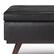 Alt View 15. Simpli Home - Owen Lift Top Large Coffee Table Storage Ottoman - Distressed Black.