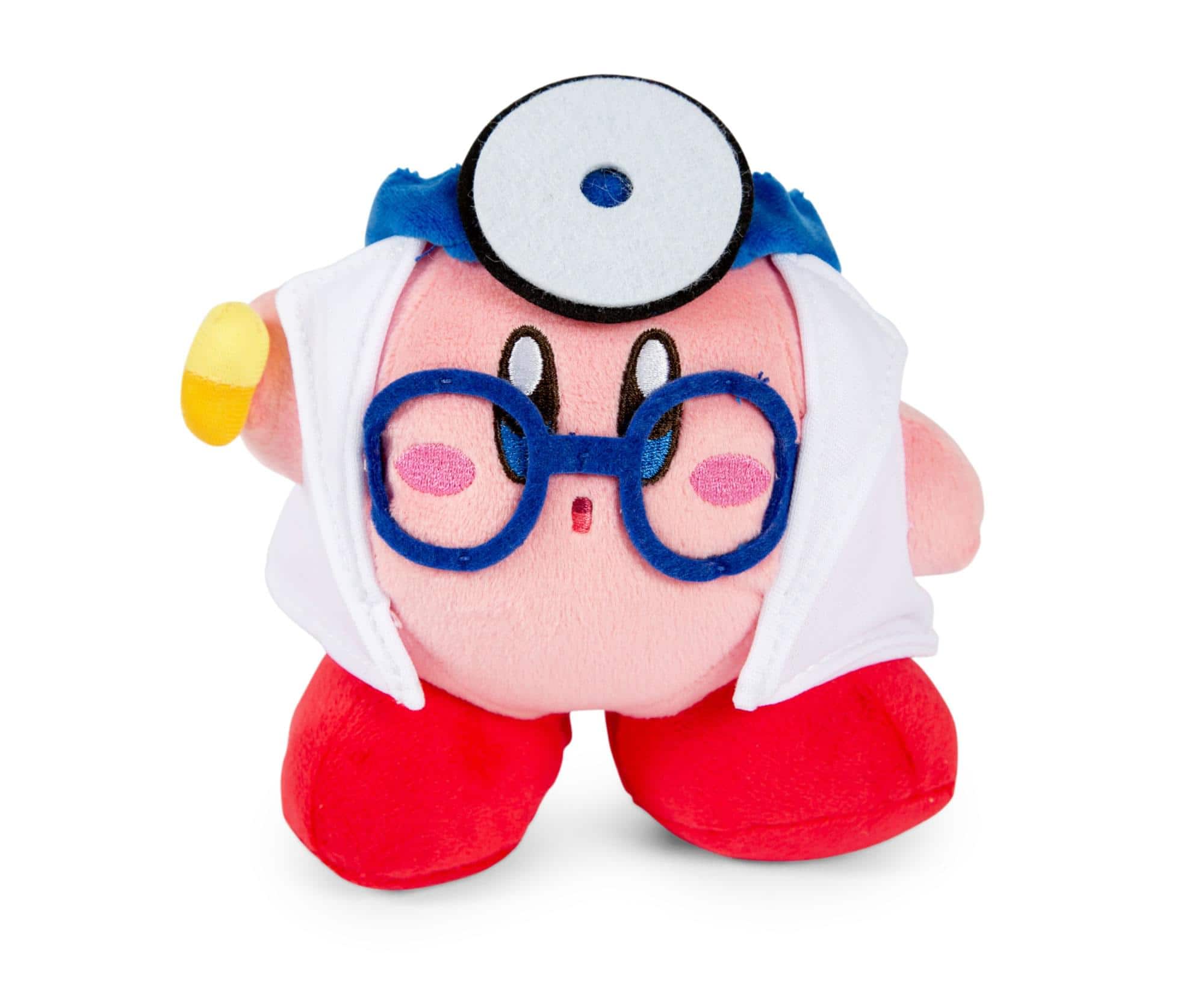 Little Buddy - Kirby All Star Collection 5 Inch Plush | Doctor Kirby - Pink