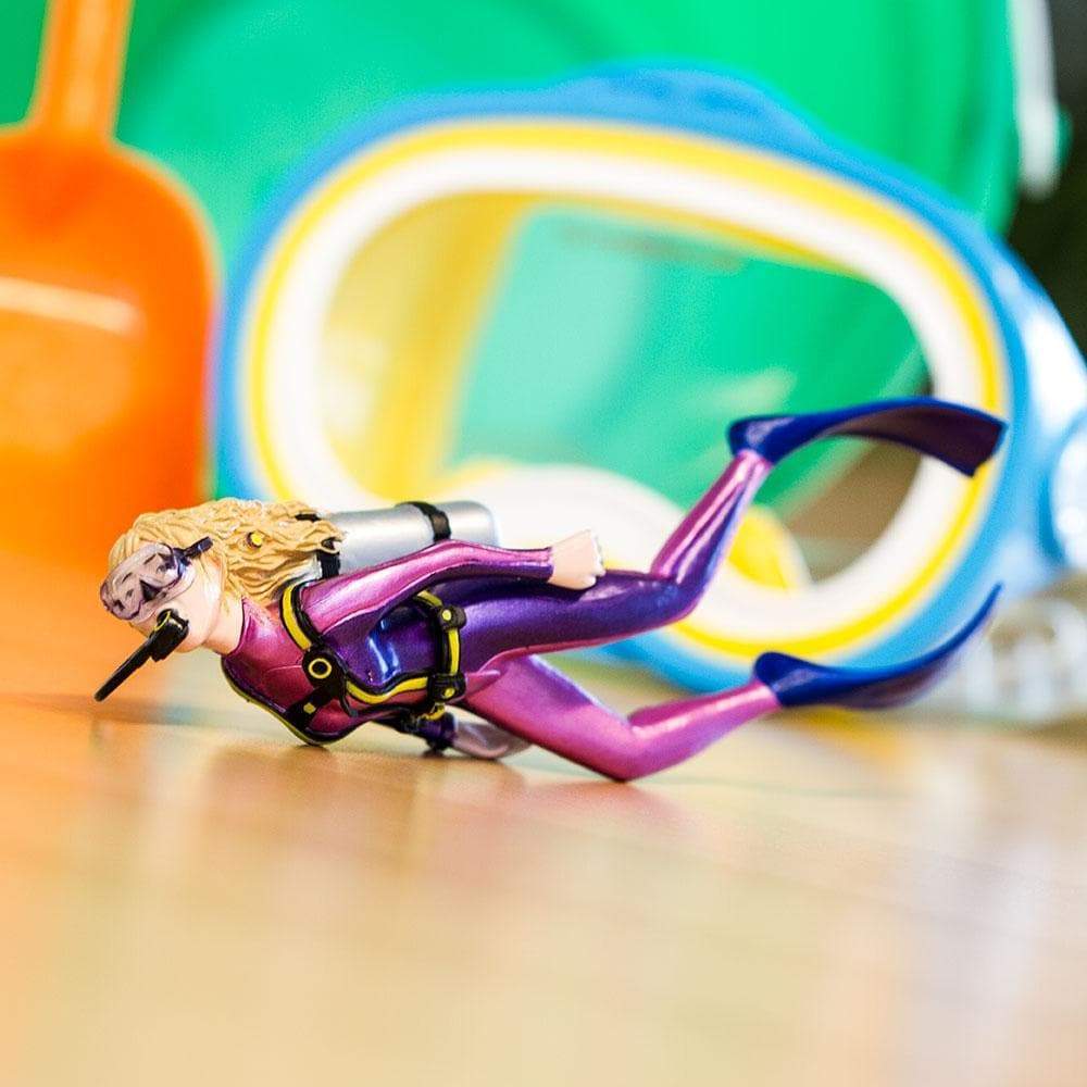 Angle. Safari Ltd. - Michelle The Underwater Adventurer Toy Figurine.
