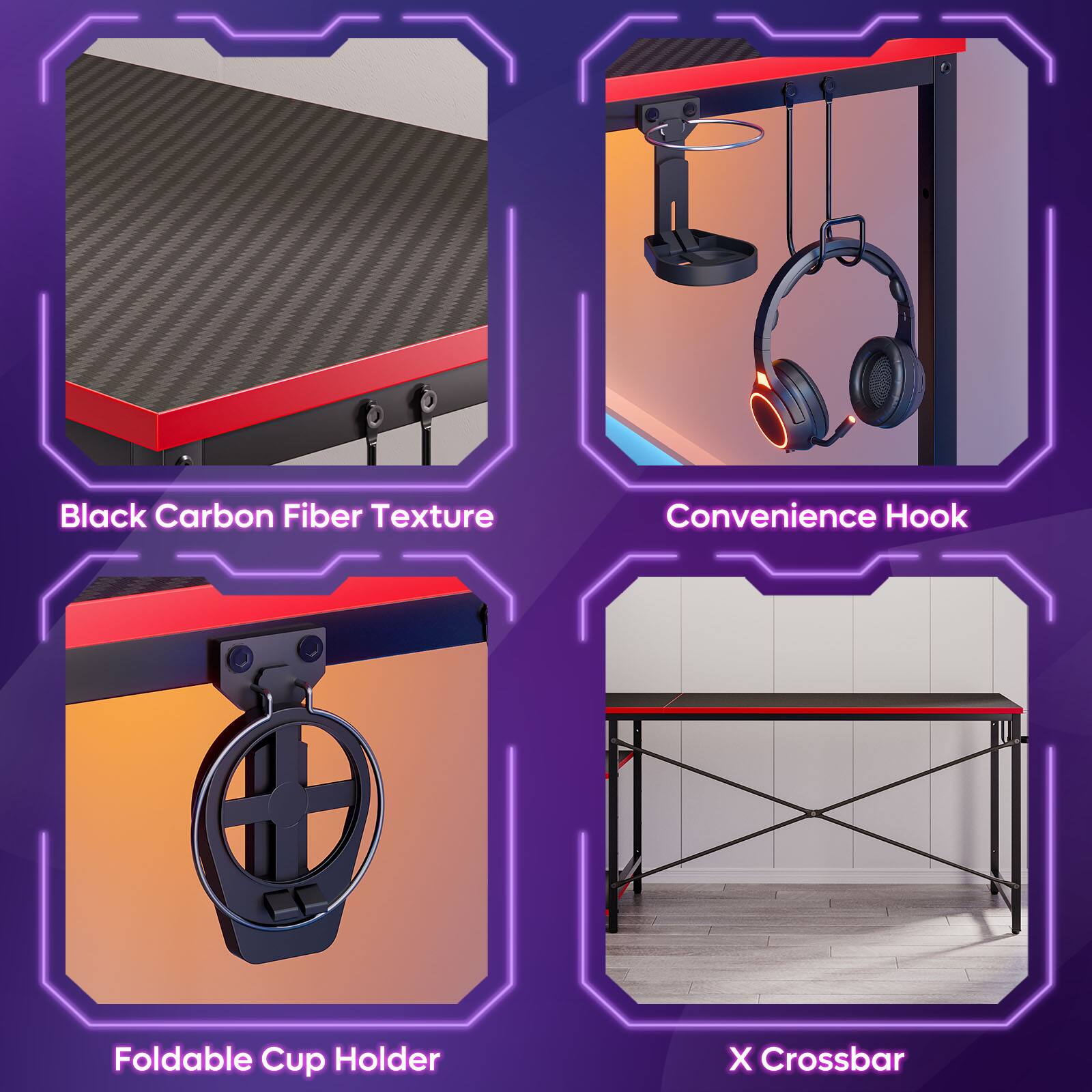 Group: Black Carbon Fiber Texture Convenience Hook Foldable Cup Holder X Crossbar

Corrected Text: Black Carbon Fiber Texture Convenience Hook Foldable Cup Holder X Crossbar