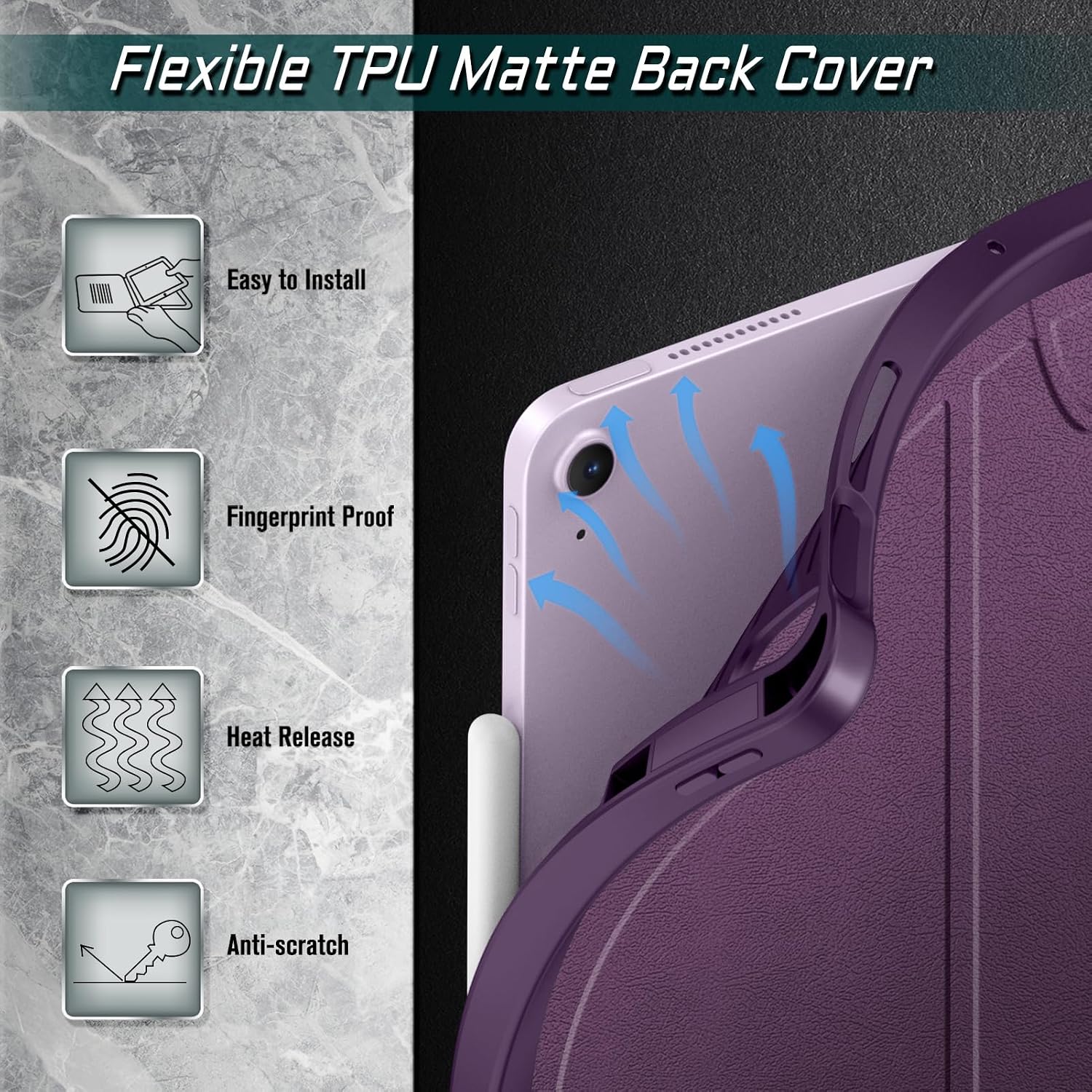 Flexible TPU Matte Back Cover

- Easy to Install
- Fingerprint Proof
- Heat Release
- Anti-scratch