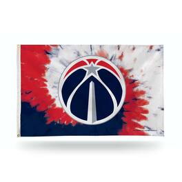 Rico Industries - Washington Wizards Bold Tie Dye Design 3x5 Indoor/Outdoor Banner Flag - Multi