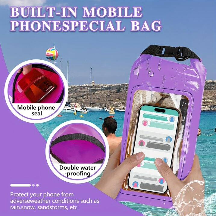 BUILT-IN MOBILE PHONE SPECIAL BAG

Mobile phone seal

Double water-proofing

Protect your phone from adverse weather conditions such as rain, snow, sandstorms, etc
