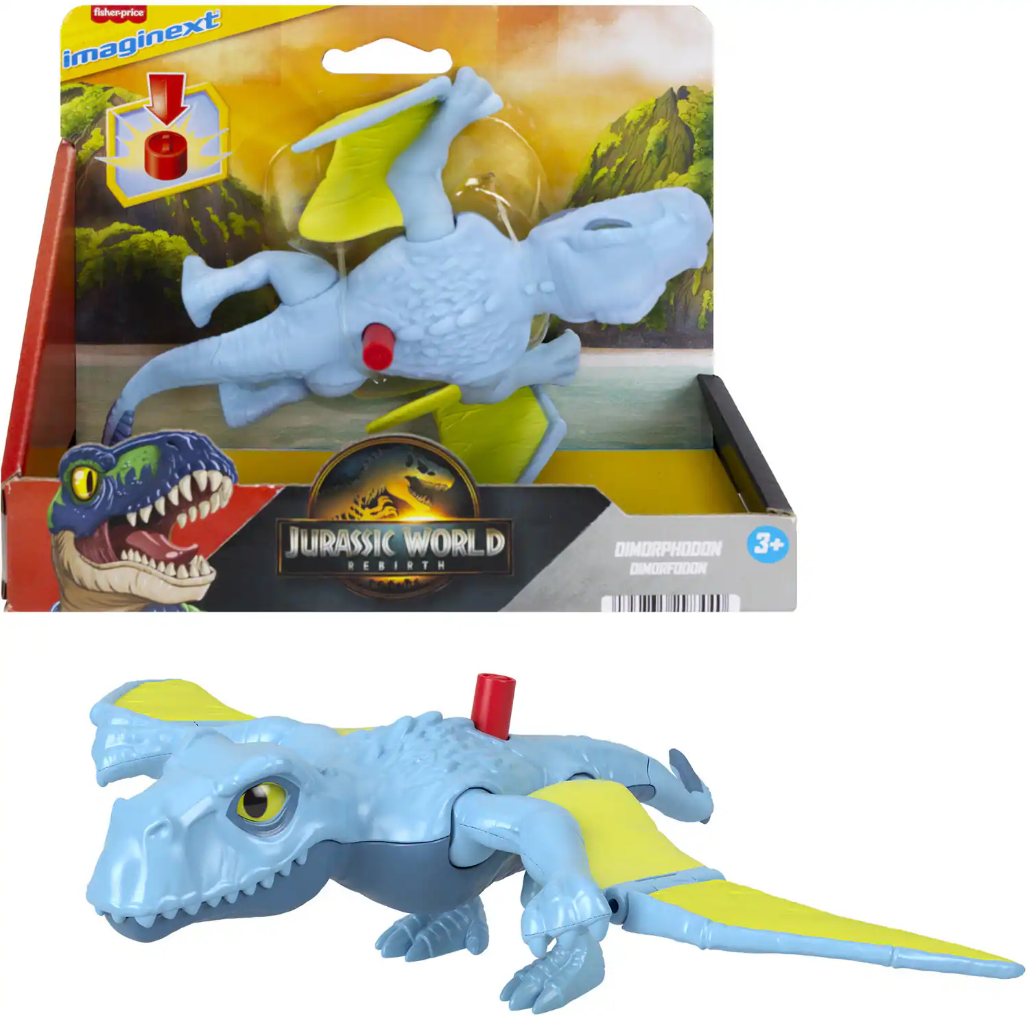 Fisher Price - Jurassic World: Rebirth Imaginext Flapping Dimorphodon - Collectibles