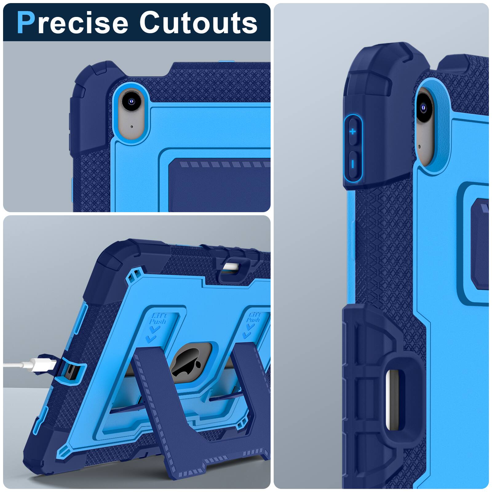Precise Cutouts + Lift Push