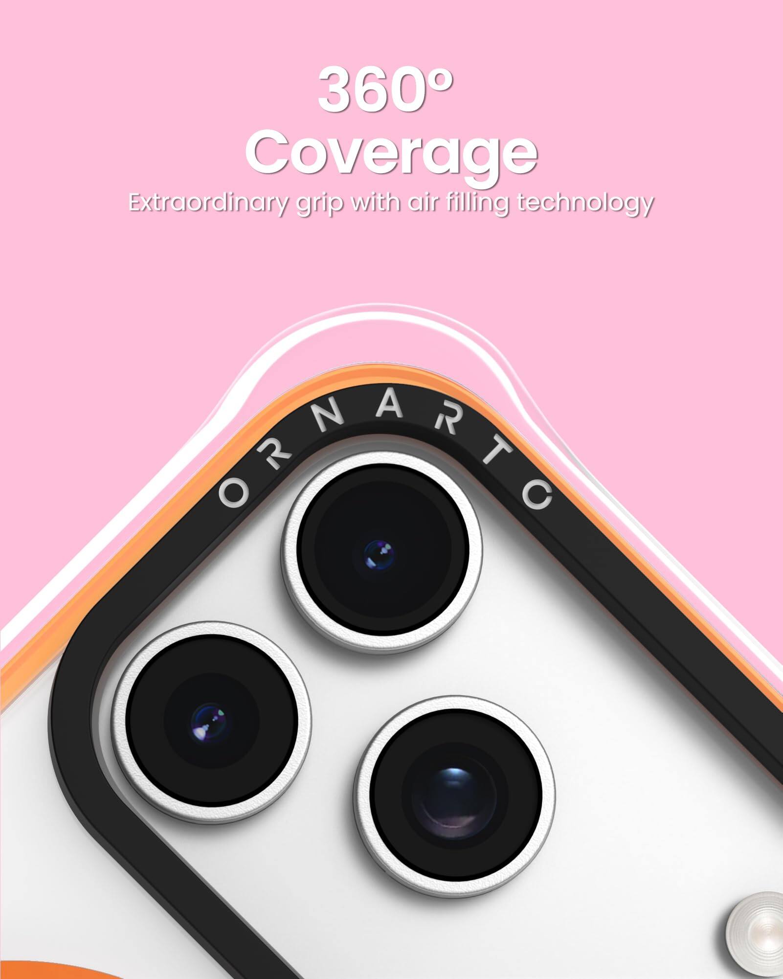 360° Coverage  
Extraordinary grip with air filling technology  

ORNARTC