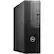 Front. Dell - OptiPlex 3000 Desktop - Intel i3-12100 - 8 GB Memory - 256 GB SSD - Black.