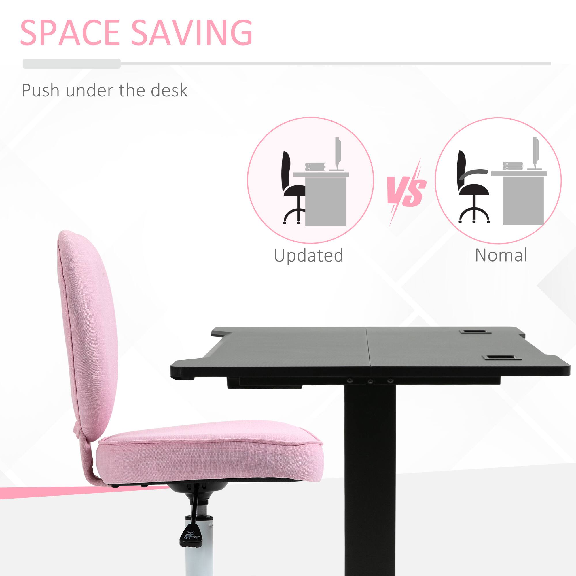 SPACE SAVING Push under the desk VS Updated Nomal