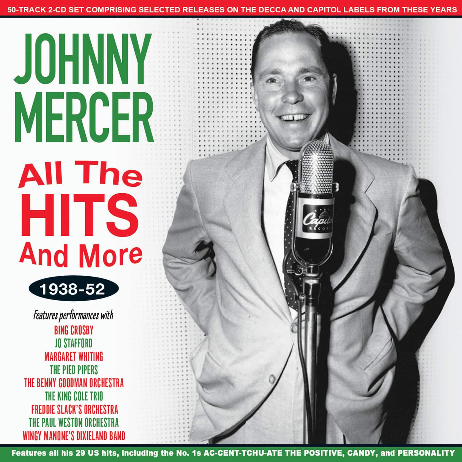 Johnny Mercer - All The Hits And More 1938-52   - COMPACT DISCS [CD] price history on PriceWatchPro