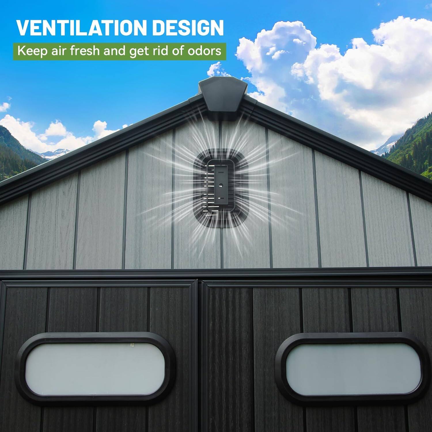 VENTILATION DESIGN  
Keep air fresh and get rid of odors