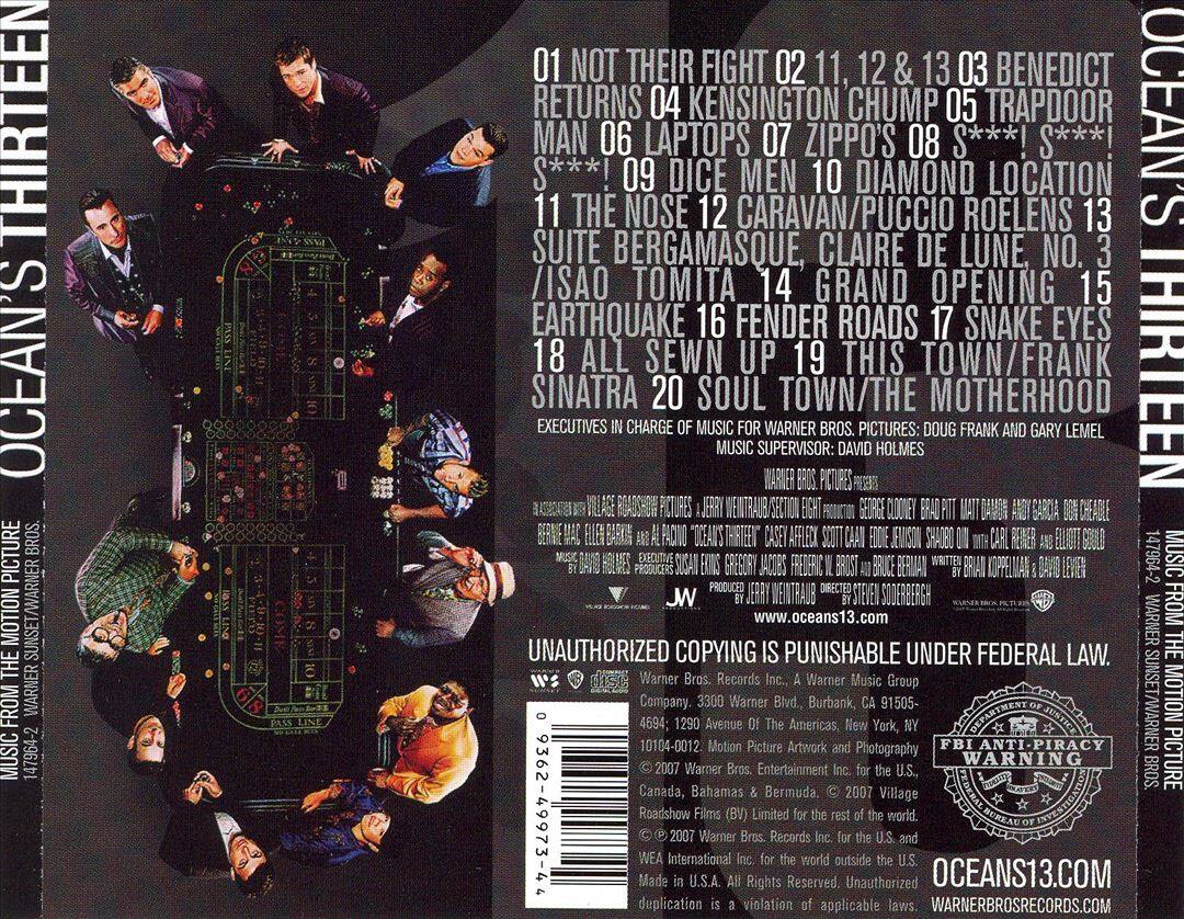 Back. Ocean's Thirteen [Music from the Motion Picture] [CD].
