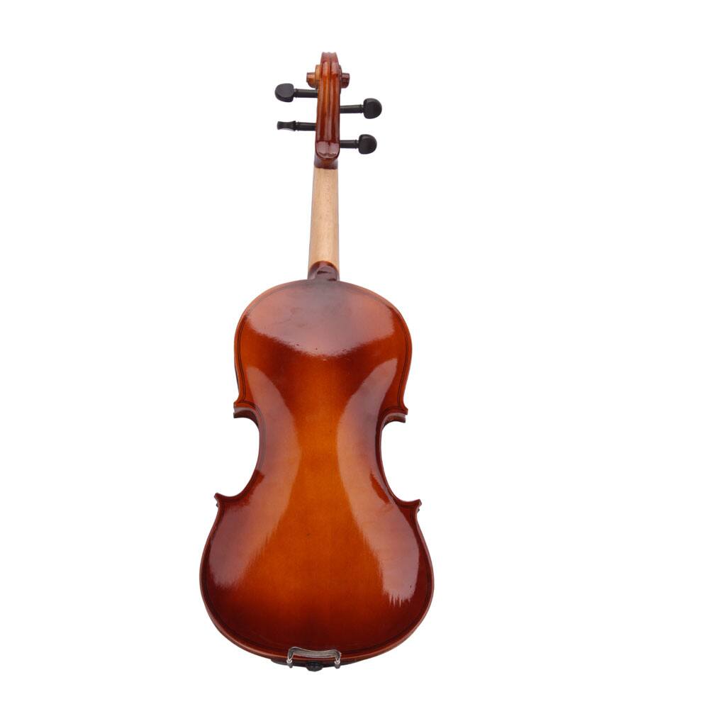 Left. Winado - Hot Sale 1/2 Size Acoustic Violin Case Bow Rosin for Kid 9-10 years old Natural.