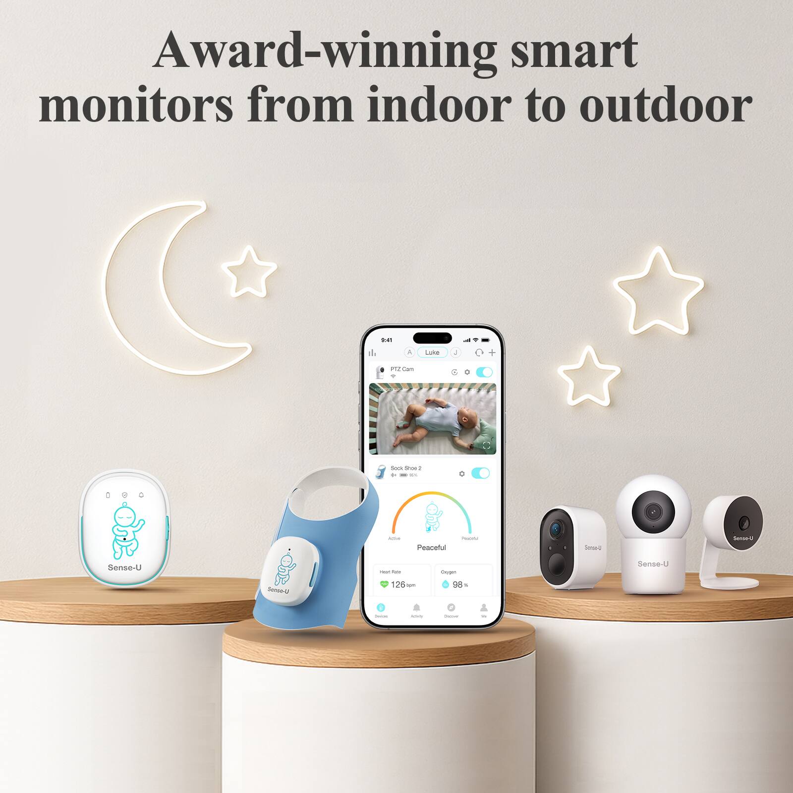 Award-winning smart monitors from indoor to outdoor

Sense-U

Peaceful

Sumsel

126 - 98