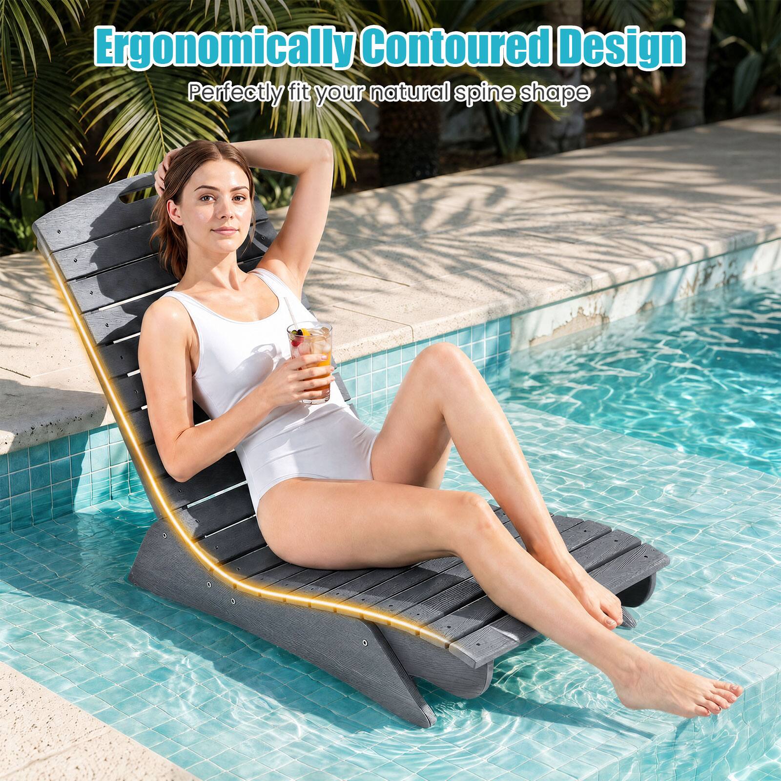 Ergonomically Contoured Design  
Perfectly fit your natural spine shape