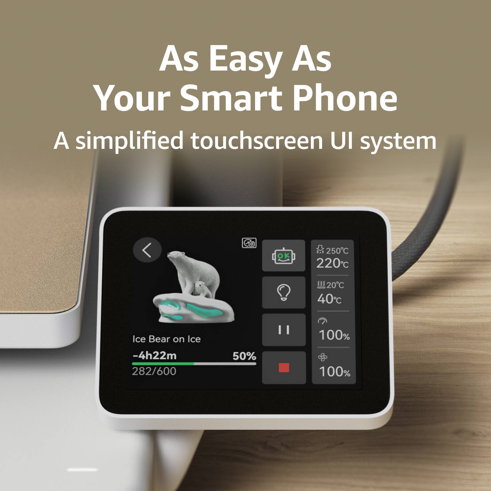 As Easy As Your Smart Phone: A Simplified Touchscreen UI System.