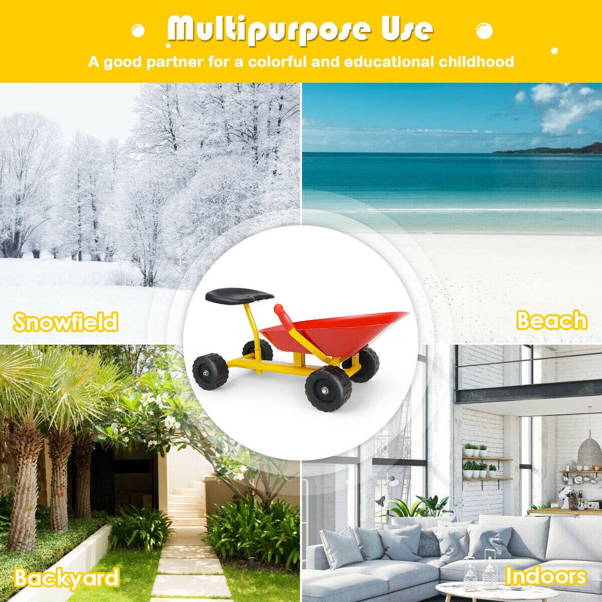 Multipurpose Use  
A good partner for a colorful and educational childhood  

Snowfield  
Beach  
Backyard  
Indoors