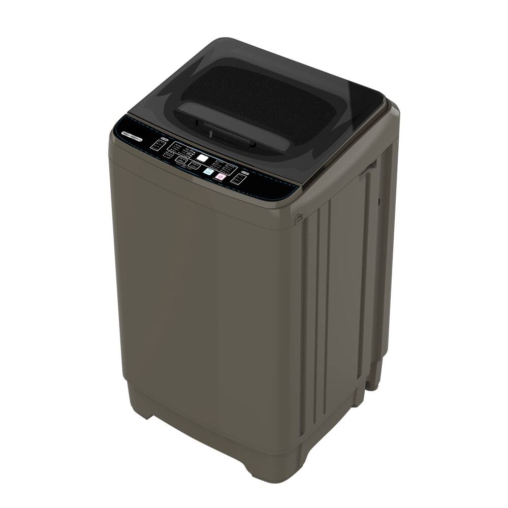 Alt View 3. Loheer - 6KG Portable Top Load Washer with Fuzzy Logic, 10 Programs, Drain Pump & Sink Adapter - GOLD.