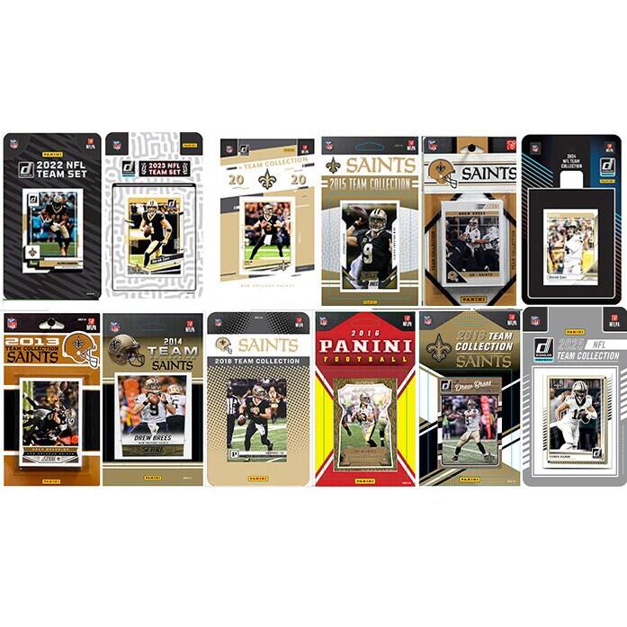2022 NFL TEAM SET  
2023 NFL TEAM SET  
2015 TEAM COLLECTION SAINTS  
2013 TEAM COLLECTION SAINTS  
2014 TEAM COLLECTION SAINTS  
2016 TEAM COLLECTION SAINTS  
2018 TEAM COLLECTION SAINTS  
2016 PANINI FOOTBALL  
2025 NFL TEAM COLLECTION
