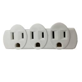 ProjeX - Grounded 3 outlets Adapter 1 pk