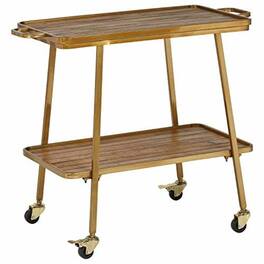 Adore Decor - Felix Bar Cart - Gold