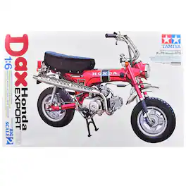 Model Kit Dax Honda Export 70 Motorcycle 1/6 Scale Model by Tamiya