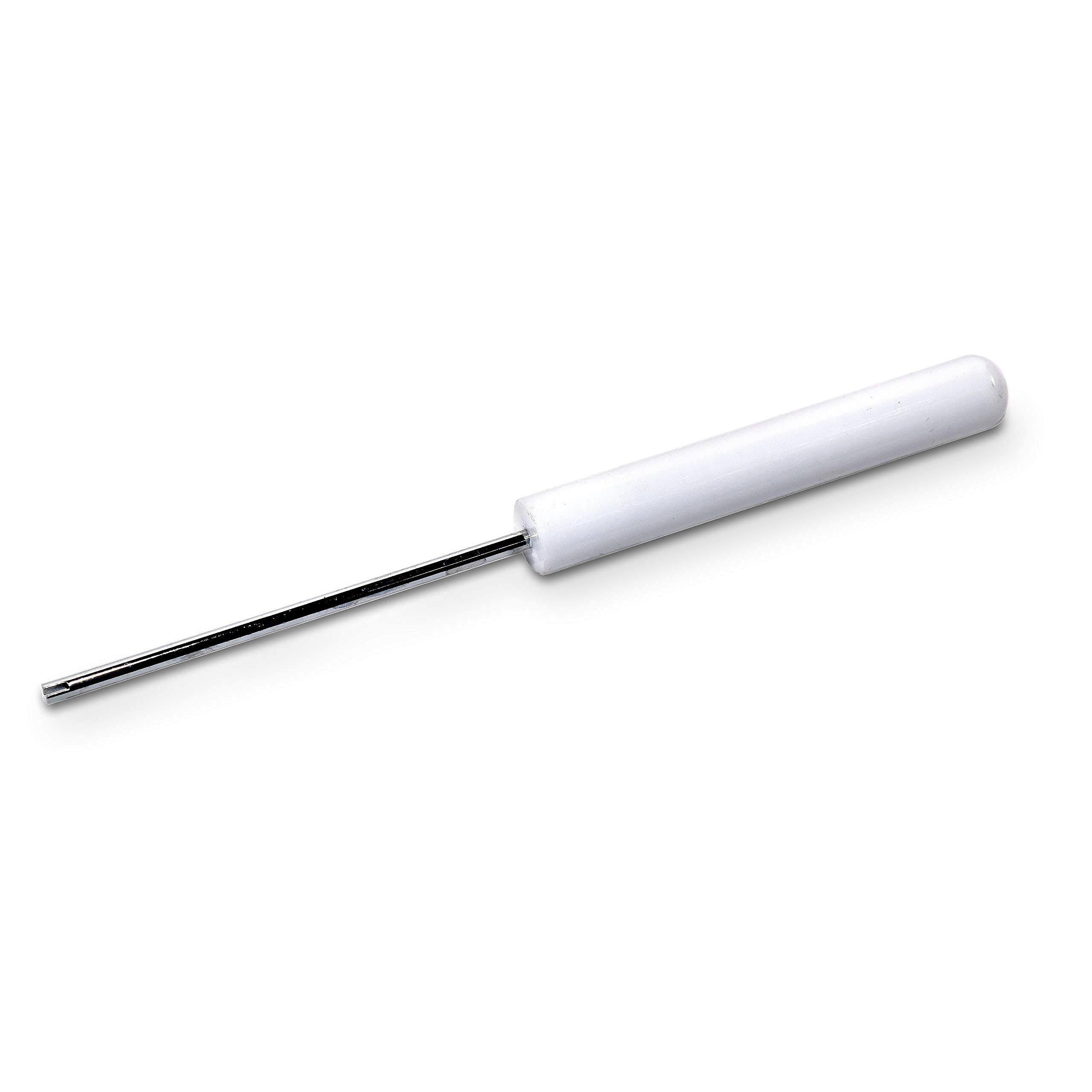 Alt View 3. HQRP - HQRP 4.5"x4.5" RV Water Heater/Furnace Vent Screen Cover w/Tool for Atwood 2540 & Suburban 6-12 Gal - Silver.