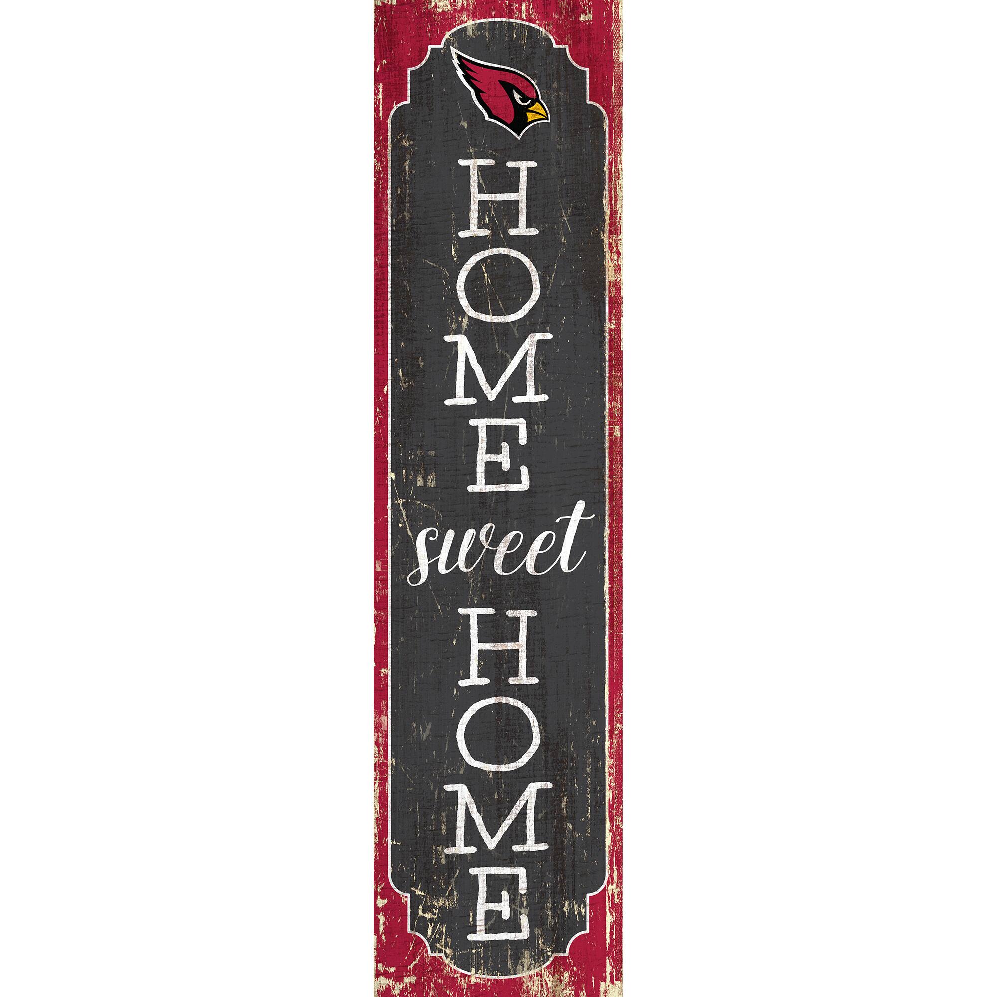 Arizona Cardinals 24" Home Sweet Home Leaner Sign