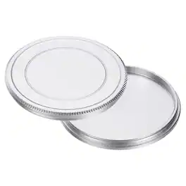 Unique Bargains - 2pcs 49mm Aluminum Metal Front Lens Cap for Screw Mount Fujifilm Mirrorless/DSLR - Silver
