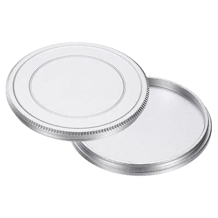 Front. Unique Bargains - 2pcs 49mm Aluminum Metal Front Lens Cap for Screw Mount Fujifilm Mirrorless/DSLR - Silver.