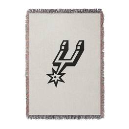 Chad & Jake - San Antonio Spurs Woven Blanket - White