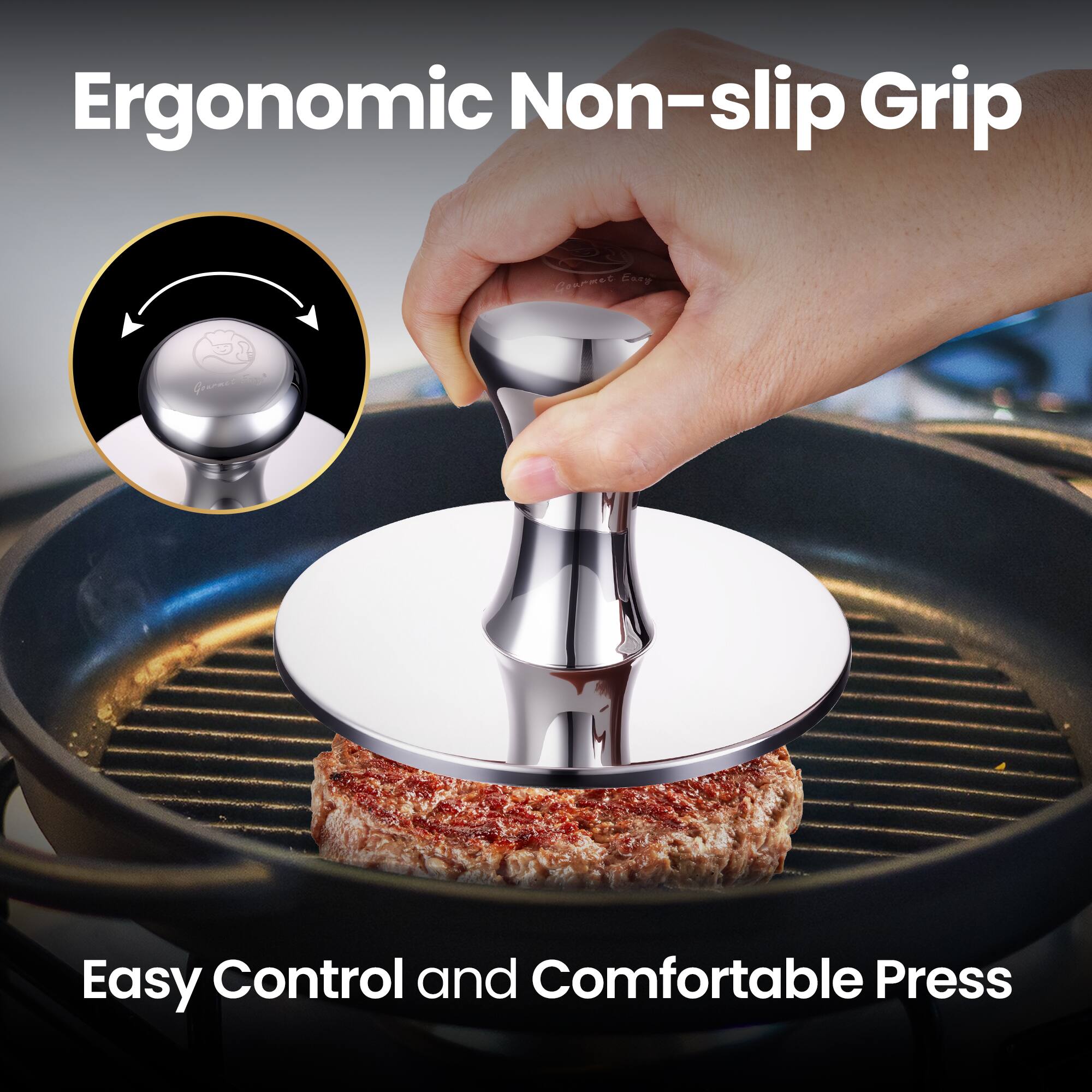 Ergonomic Non-slip Grip

Easy Control and Comfortable Press